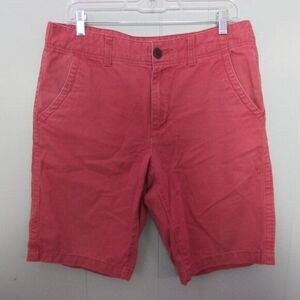 Urban Pipeline Size 32 W Flat Front Classic Length‎ Red Khaki Flat Front Shorts